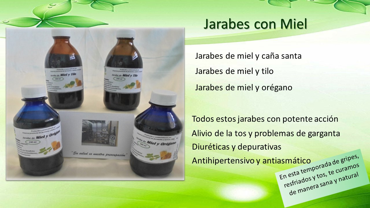 Jarabes con miel